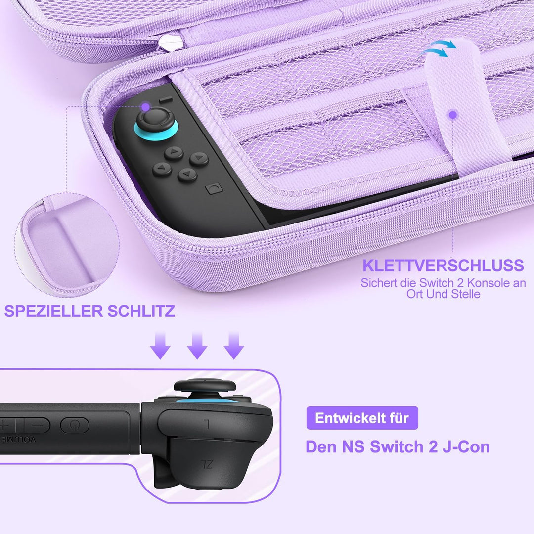 innoAura Switch 2 Tasche 14-in-1 Bundle für NS Switch 2 (2025), Switch 2 Case mit Tragetasche, Schut