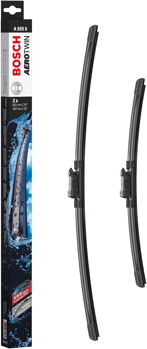 Bosch Automotive Scheibenwischer Aerotwin A555S, Länge: 600mm/400mm – Set für Frontscheibe, 3 397 00