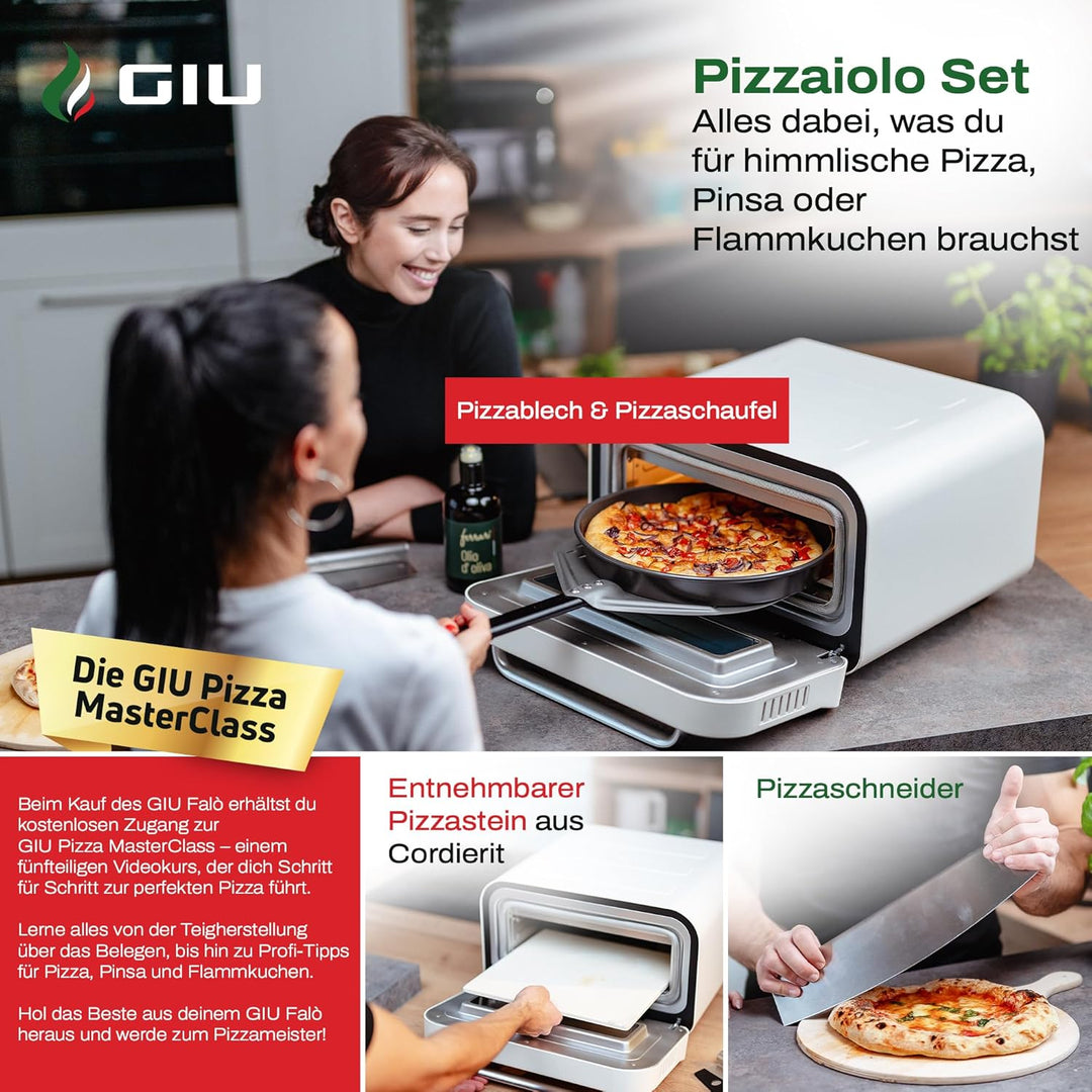 GIU Elektrischer Pizzaofen - Starker Elektro-Ofen für neapolitanische Pizza | Backofen, Pizzaofen, e