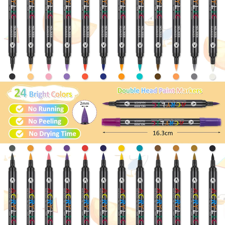 Sinmoe DIY Keramik Bemalen Set 3 Keramikplatte Weiss Servierplatte Salatteller 12 Porzellanstifte Sp