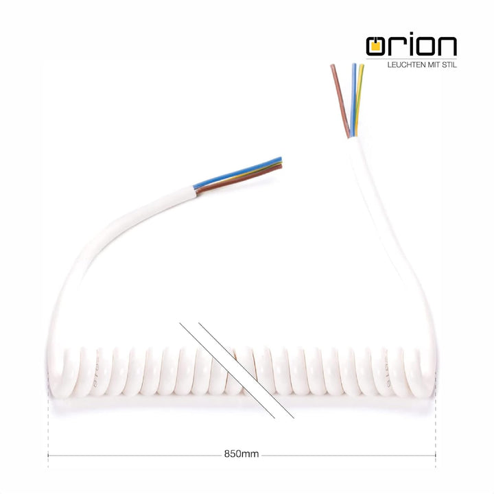 ORION LIGHTSTYLE Spiralkabel 3 adrig Spiralleitung Spiral Verlängerung Elektrokabel Leuchtenkabel La