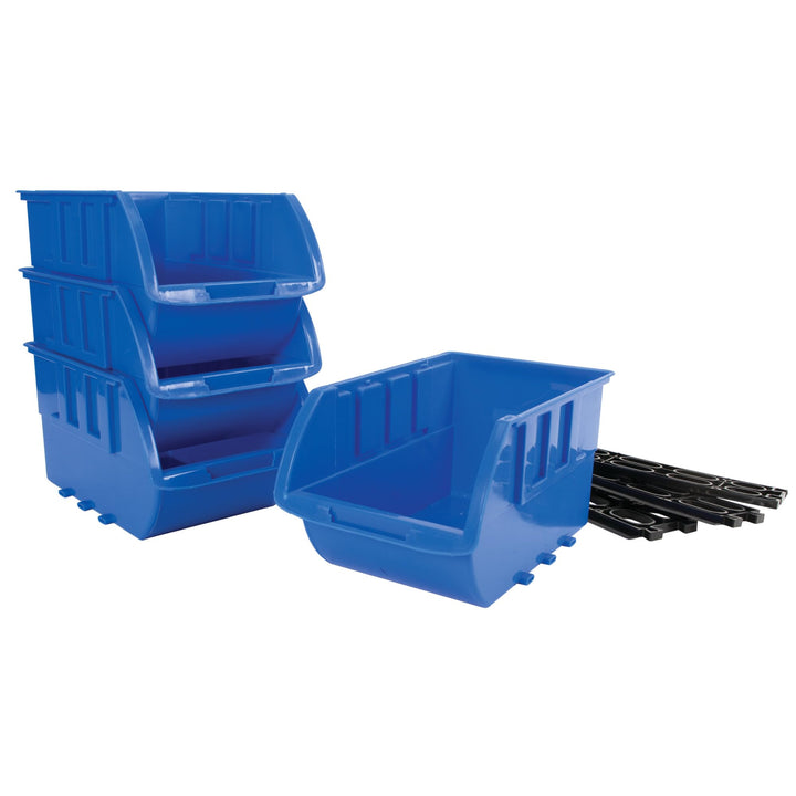 Performance Tool W5196 Large Stackable Storage Trays - Adjustable for Vertical or Horizontal Positio