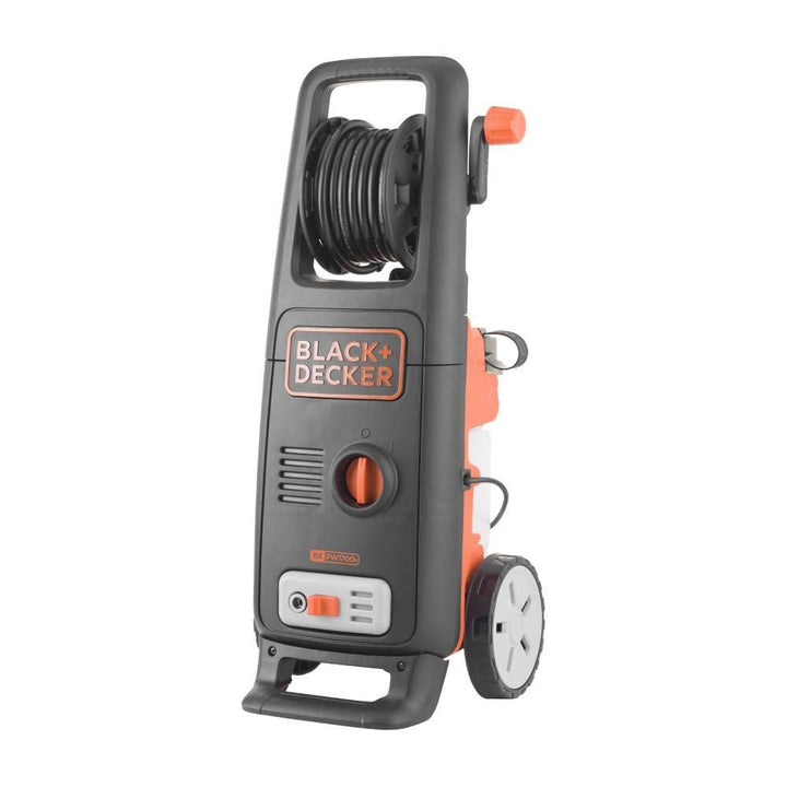BLACK+DECKER Hochdruckreiniger BXPW1700PE mit Patio Cleaner und Feste Bürste (1700 W, 130 bar, 420 l