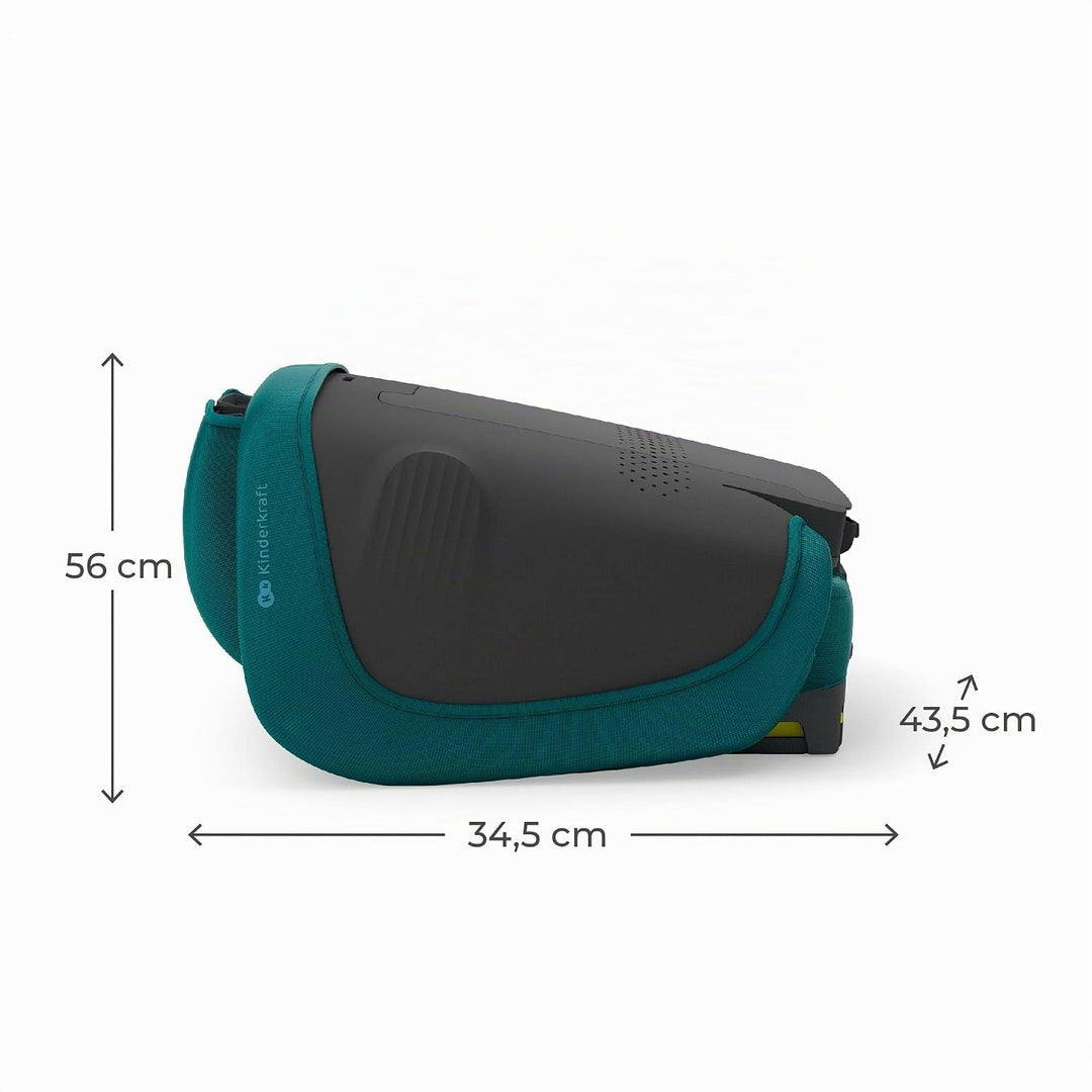 Kinderkraft UNITY 2 i-Size, Faltbarer Autositz 100–150 cm, von ca. 3,5 bis 12 Jahre, verstellbare Ko