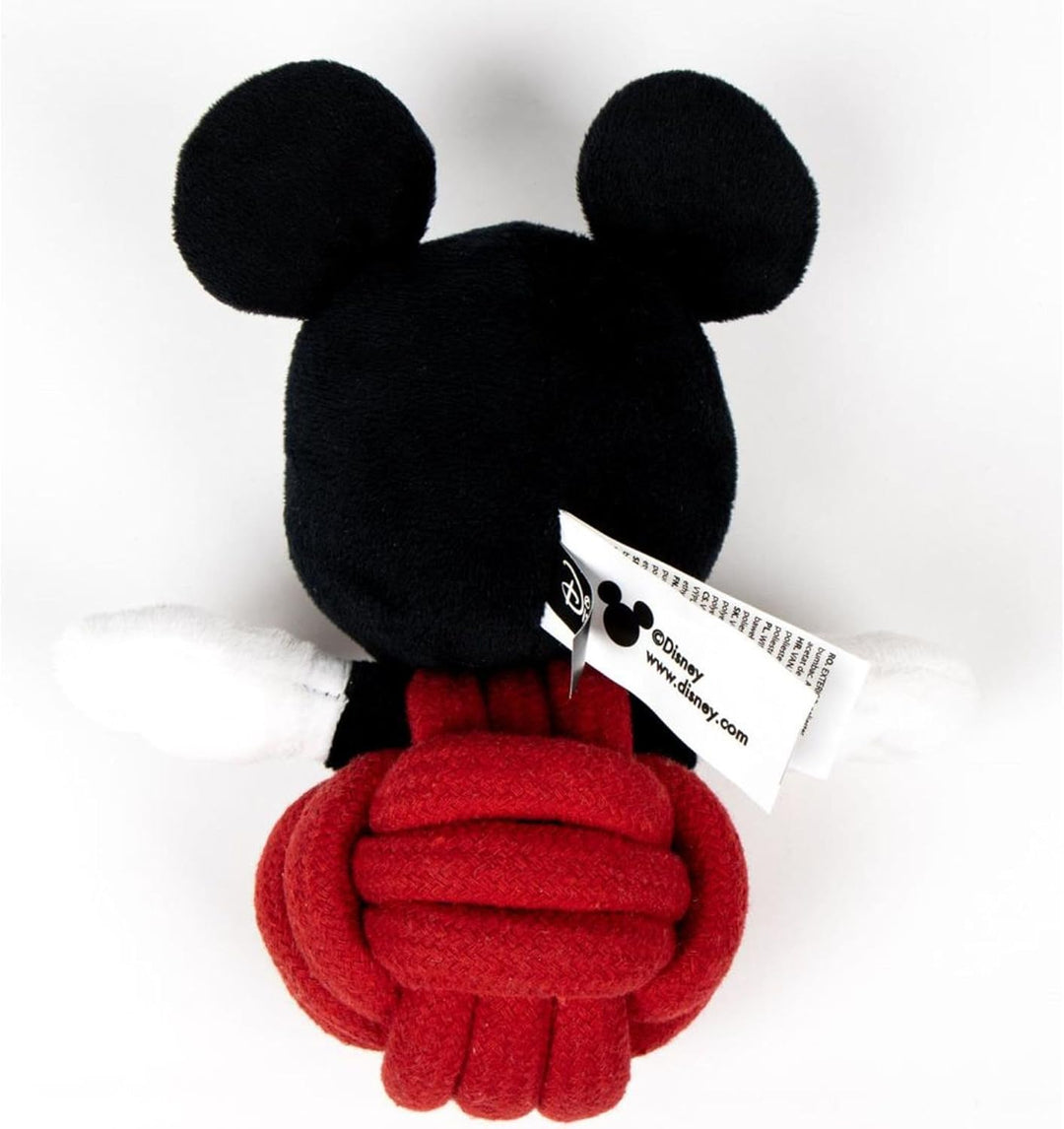 Offizielles Disney-Mickey-Hundespielzeug, robust, interaktives Zubehör, ideal für Beisspiele, Ziehen
