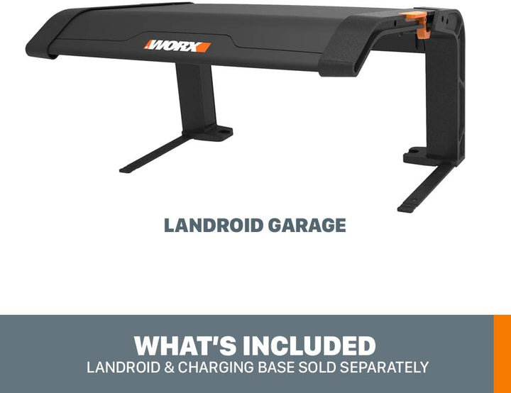 WORX WA0810 Landroid Garage mit Klappdeckel, Grau
