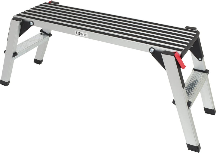 KS Tools 800.0960 Aluminium-Sicherheits-Laufbühne, L1270xB446xH495mm Single, Single