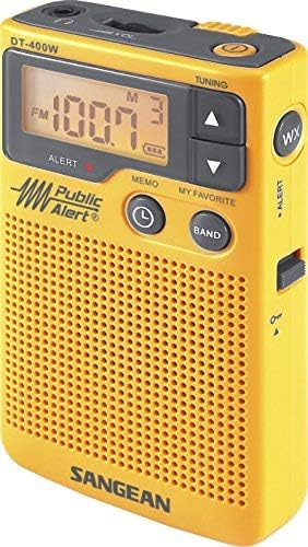Sangean Digitales Taschenradio mit Wetteralarm DT-400W, DT-400W