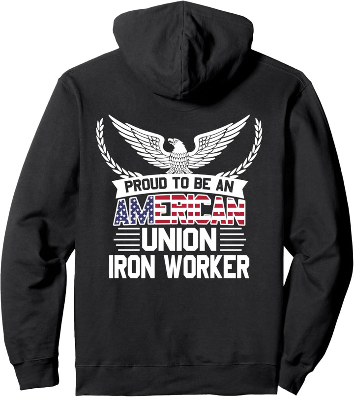 Stolzer amerikanischer Eisen-Arbeiter Pullover Hoodie