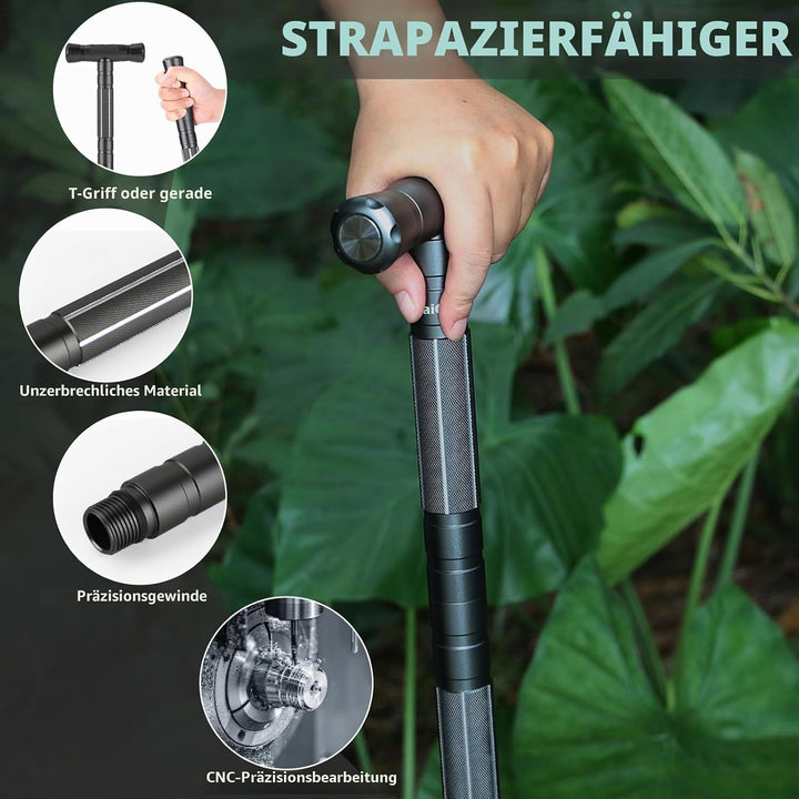 aiGear Taktischestöcke/Wanderstöcke | Upgraded Aluminium Taktische Pole Taktischer Stock | Outdoor 5