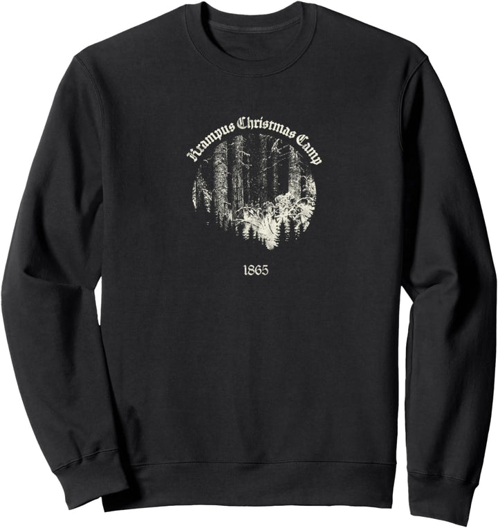 Krampus Christmas Camp Occult Germanic Demon Horror Vintage Sweatshirt