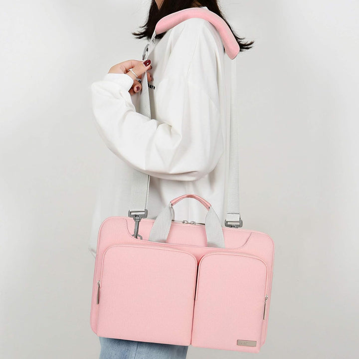 Lacdo wasserabweisende Laptop-Hülle Tasche 14 Zoll Neu MacBook Pro Rosa, 14 Zoll Neu MacBook Pro Ros