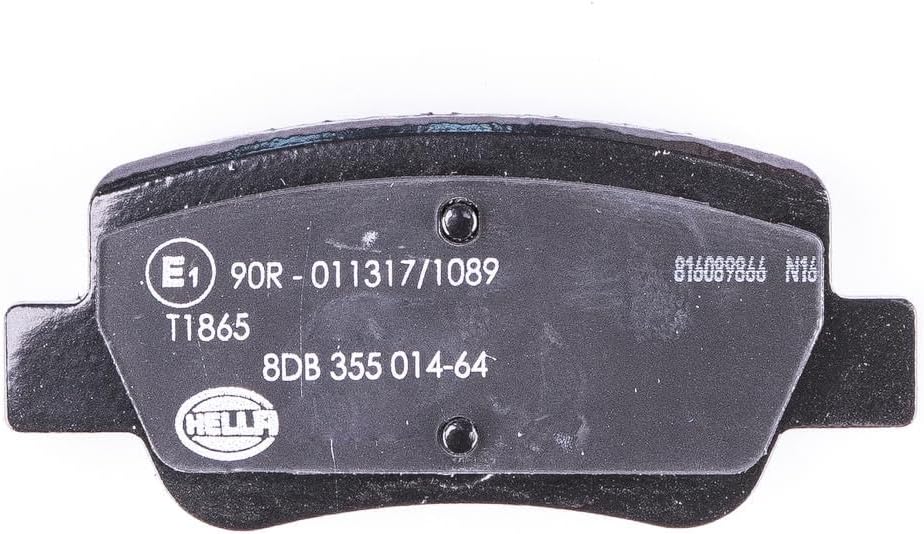 HELLA PAGID 8DB 355 014-641 Bremsbelagsatz - T1865 - Dicke/Stärke: 16.5mm - Bremssystem: Bosch - mit