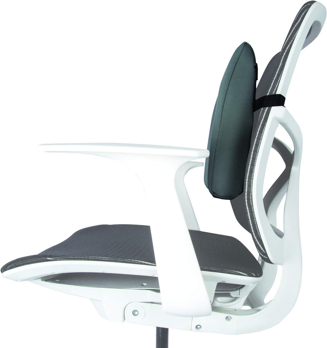 Fellowes 9190901 Smart Suites Slimline Rückenstütze, Graphit, Smart Suites Slimline Rückenstütze