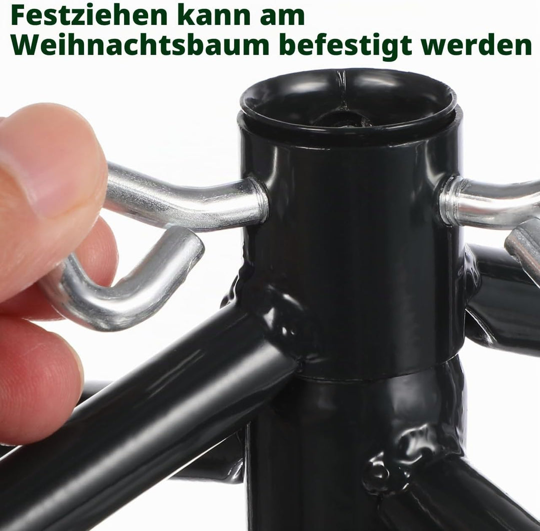 Cabilock Weihnachtsbaumständer Aus Stabiler Metallkonstruktion Drehbarer Sockel Für Weihnachtsbäume