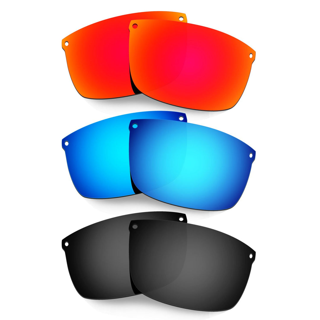 HKUCO Plus Mens Replacement Lenses For Oakley Carbon Blade - 3 pair