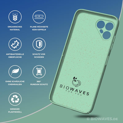 BIOWAVES Hülle Handyhülle Schutzhülle Hardcase Case Cover für Fairphone 4, aus biologisch abbaubaren
