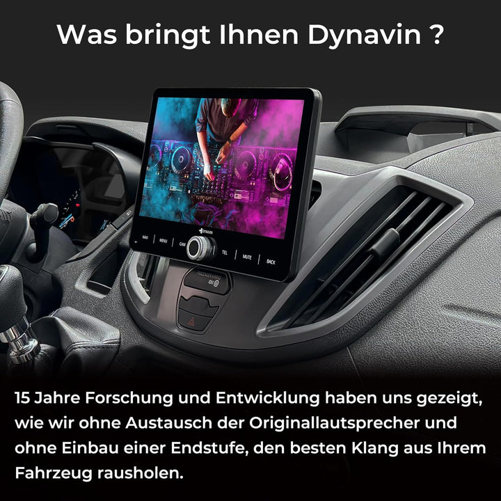 DYNAVIN Android Autoradio Navi für Ford Transit Custom Connect Courier 2014-2018: 10,1 Zoll Radio mi