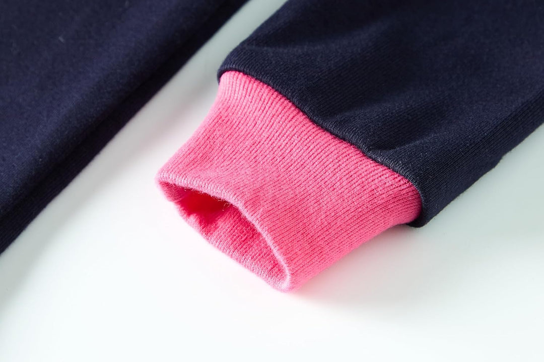 Mädchen Pyjamas 100% Baumwolle Schlafanzug für Kinder Schlafkleidung Langarm 4 Stück Set 1-12 Jahre