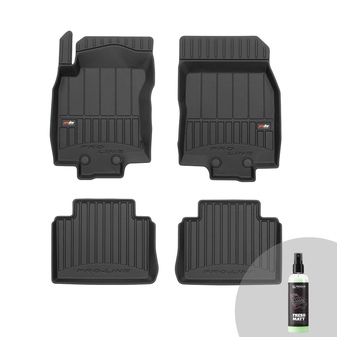 FROGUM ProLine 3D Gummimatten Exklusiven Auto Fussmatten Autofussmatten für Nissan X-Trail III 2017-