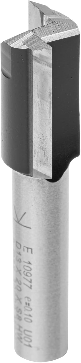 ENT 10977 Nutfräser HW, Schaft (S) 8 mm, Durchmesser (D) 13 mm, NL 20 mm, SL 32 mm, GL 52 mm, mit Ha