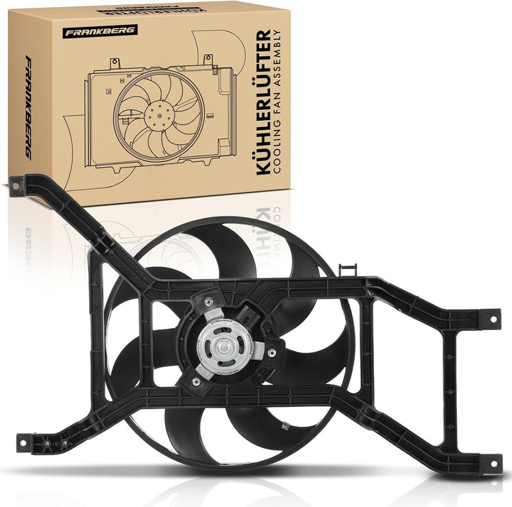 Frankberg Lüfter Motorkühlung Kühlerlüfter 295mm Kompatibel mit Logan LS 1.5L 2005-2012 Logan MCV KS