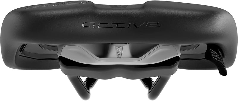 SQlab 610 Ergolux Active 2.1 MTB Tour & Travel Bicycle Saddle 15 cm 15 cm Schwarz, 15 cm Schwarz