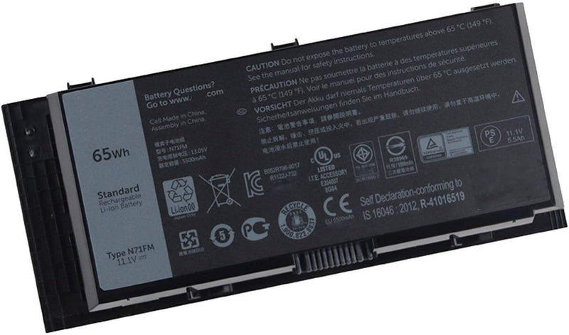 FV993 PG6RC R7PND T3NT1 N71FM Laptop Batterie Ersatz für Dell Precision M4600 M4700 M6600 M6700 M480