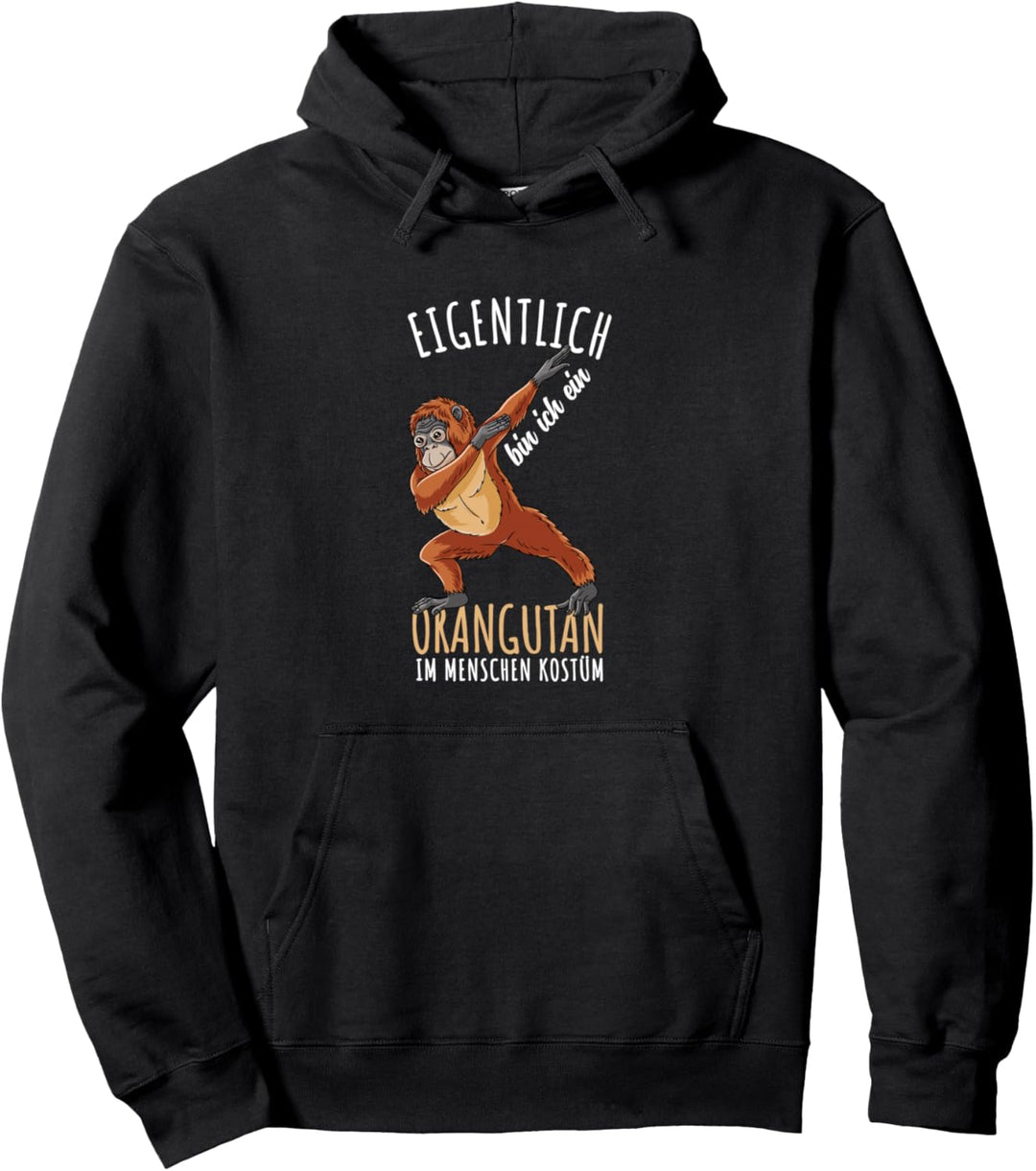 Dabbing Orangutan Kostüm Jungen Affen Pullover Hoodie