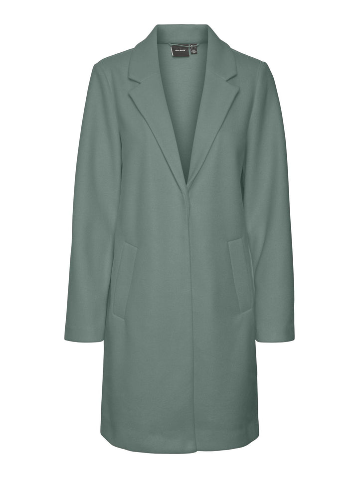 Vero Moda Female Mantel VMPOP Mantel S Dark Forest/Detail:melange, S Dark Forest/Detail:melange