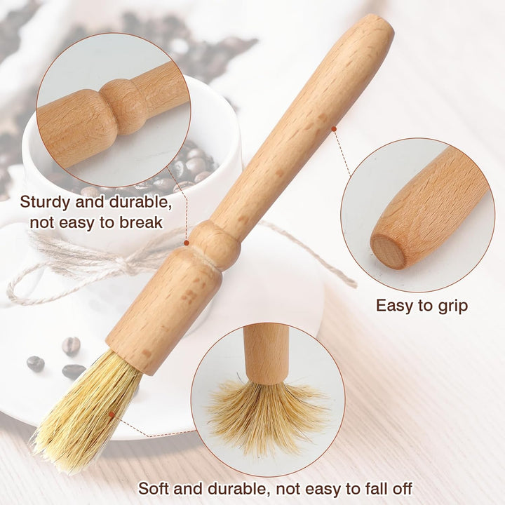 Abklopfbehälter für Siebträger und Kaffee Tamper Matte Silikon mit Reinigungsbürste Knock Box Espres