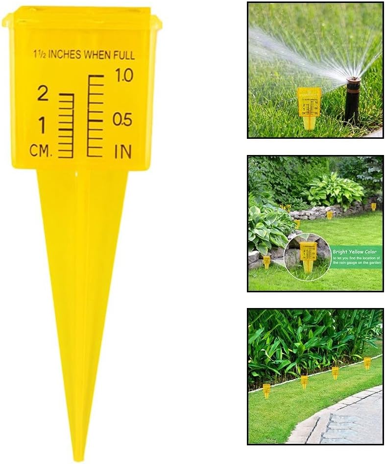 Regenmesser für den Garten für genaue Regenfälle und Bewässerungsmessung (10 Stück), 10 Stück