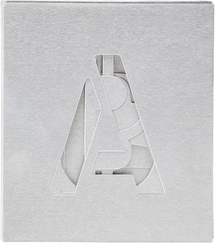 Set Of Zinc Stencils - Letters 2.in Wallet