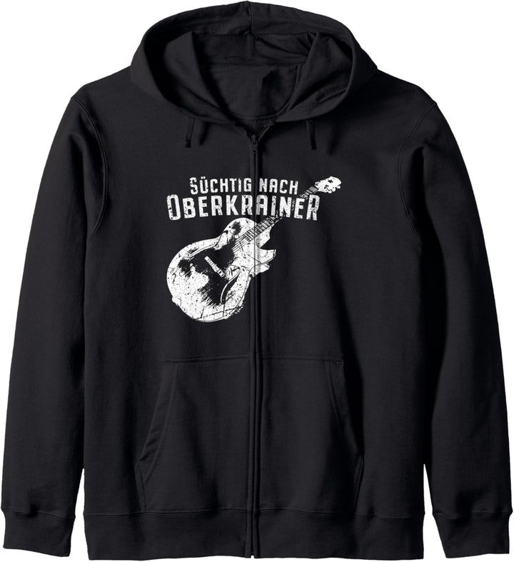 Oberkrainer Gitarre Kapuzenjacke