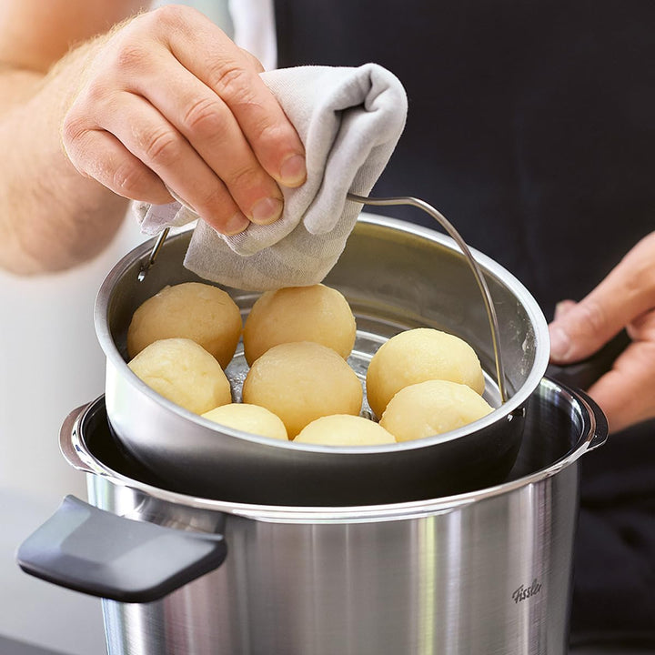 Fissler Vitavit Premium / Schnellkochtopf (6 L, Ø 22 cm) Edelstahl-Dampfkochtopf,4-Garstufen, inkl.