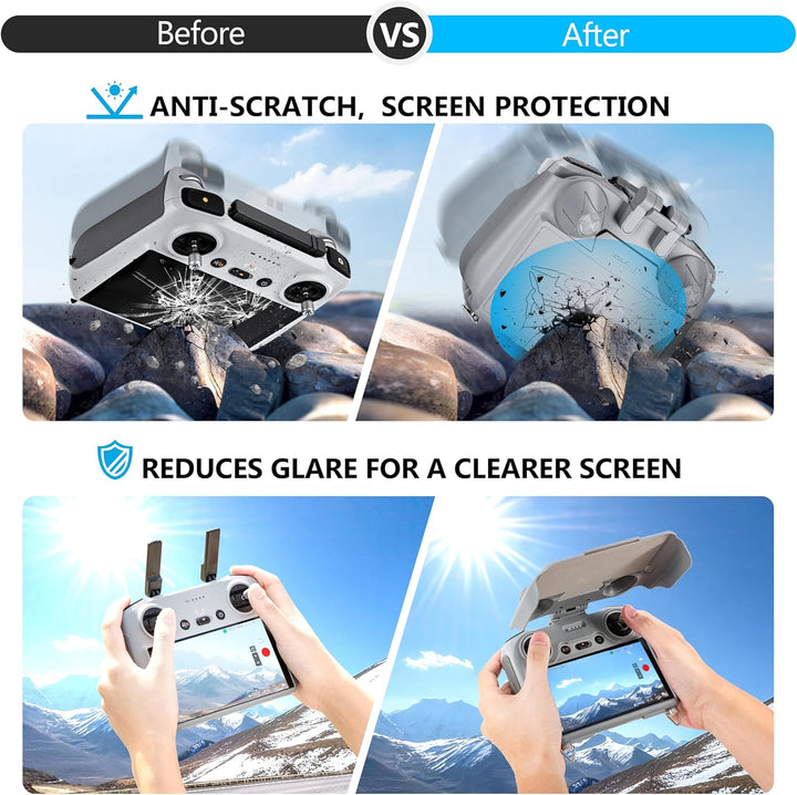 STARTRC Mini 5 Pro Sonnenblende mit Gurt für DJI mini 5/4/3 pro/Air 3S/Air 3 Zubehör, Sonnenschutz f