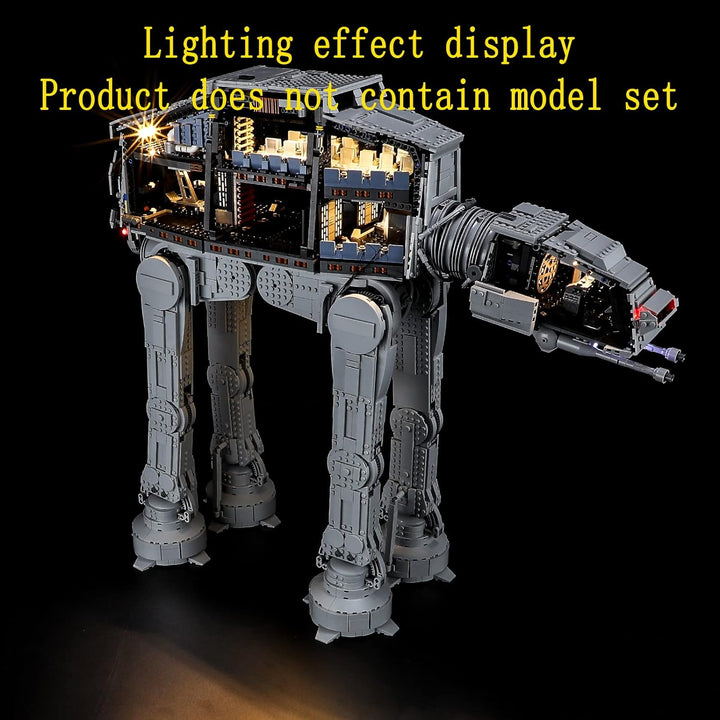 GEAMENT (grosse Grösse LED Licht-Set Kompatibel mit Lego Star Wars 75313 at-at Baumodell (Lego Set N