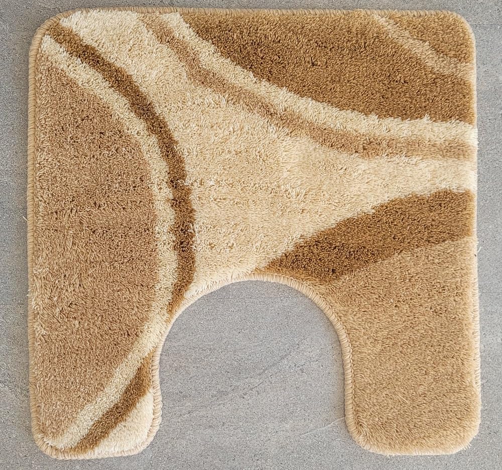 Kleine Wolke 7257217150 WC-Vorleger Verona, 50 x 50 cm, berberbeige 50 x 50 xm Berberbeige, 50 x 50