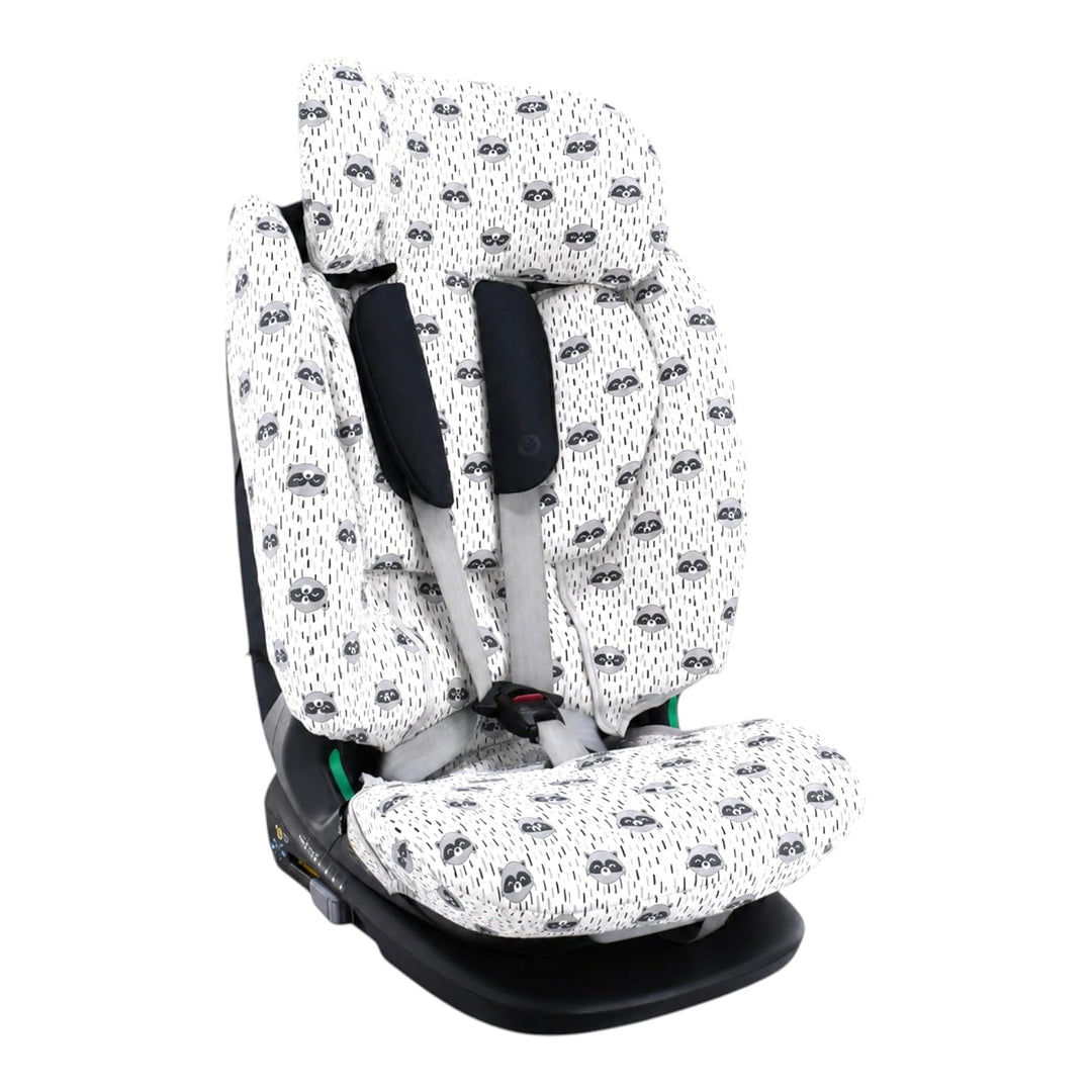 JYOKO Kids Bezug kompatibel mit Bebeconfort, Maxi Cosi Titan Pro, aus Baumwolle (Raccoon) Titan Pro