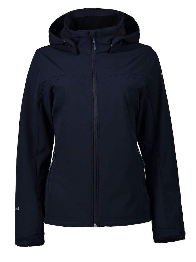 ICEPEAK Damen Brenham Shell Jacket (1er Pack) 40 Dunkel Blau, 40 Dunkel Blau