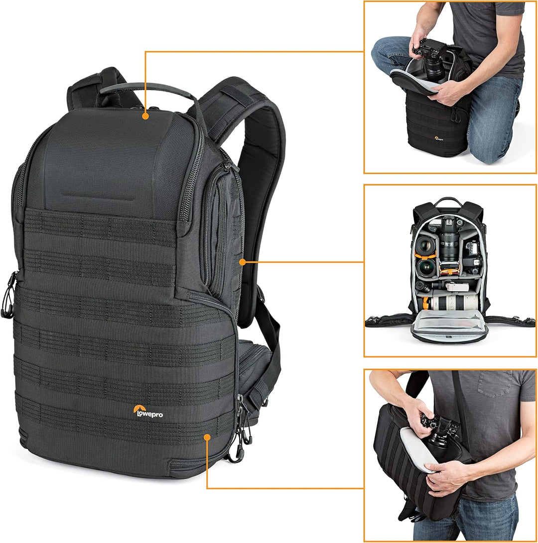 Lowepro ProTactic 350 AW II Modularer Rucksack mit recycelten Materialien & LP37184 ProTactic Quick