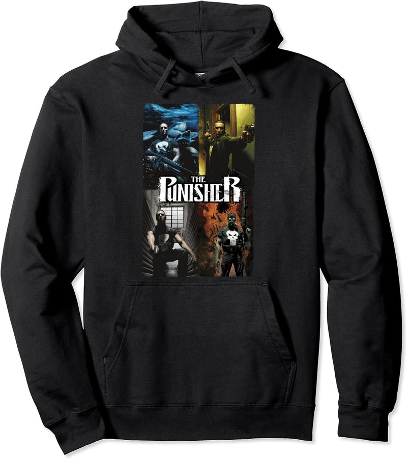 Marvel The Punisher Photo Panels Pullover Hoodie