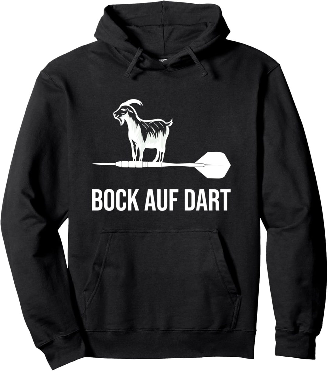 Bock auf Dart | Lustiges Darts Dartpfeil Geschenk Pullover Hoodie