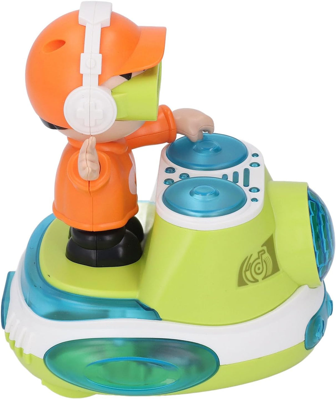 DJ Spielzeug DJ Rock Boy Dancing Toy mit Musik Blinkend Licht Universal Wheel Automatic Bewegung Rob