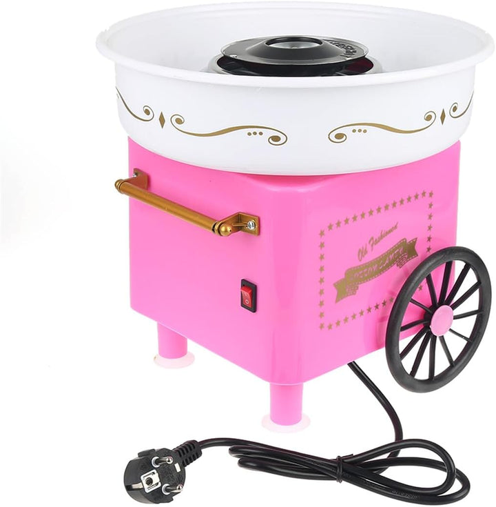 Homewell Marshmallow-Maschine mit Wagen, Zuckerbart, Gerät mit Löffel und 10 Stäbchen, geeignet für