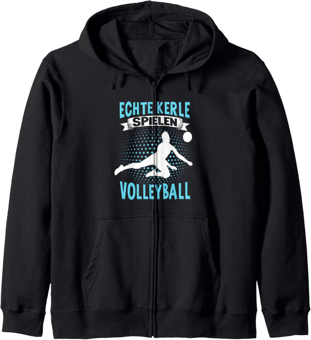 Volleyballer Männer Jungen Jungs Beach Volleyball Kapuzenjacke