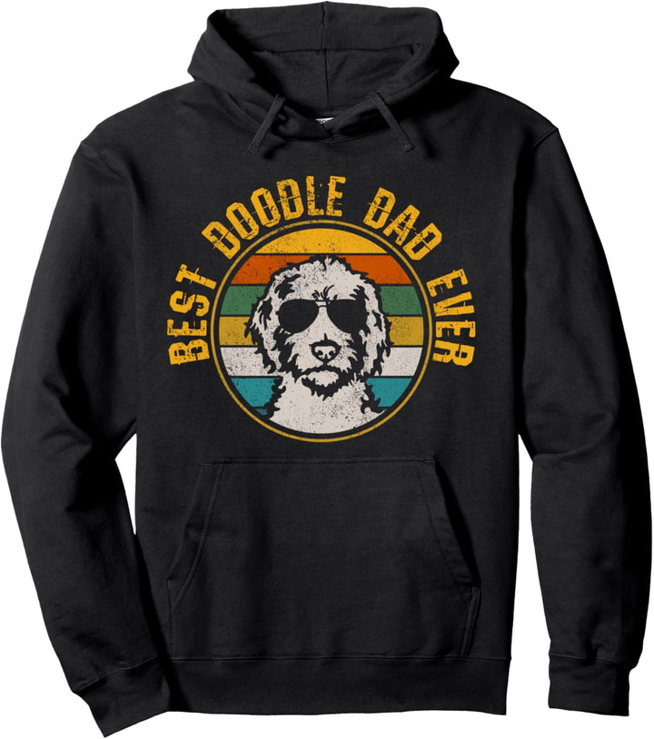 Best Doodle Dad Ever Vintage Goldendoodle Golden Doodle Geschenk Pullover Hoodie