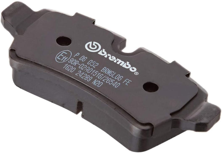 Brembo P 06 052 Bremsbelagsatz, Scheibenbremse - (4-teilig) & A00298 Verschleissanziger für Bremsbel