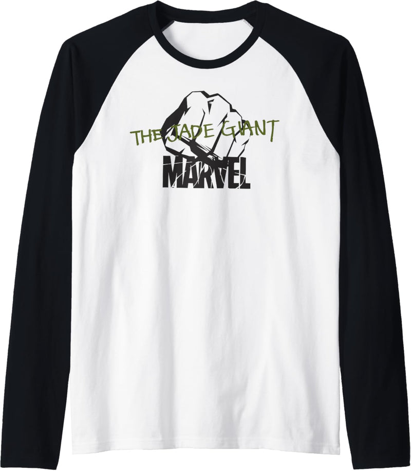 Marvel Avengers Hulk The Jade Giant Logo Raglan