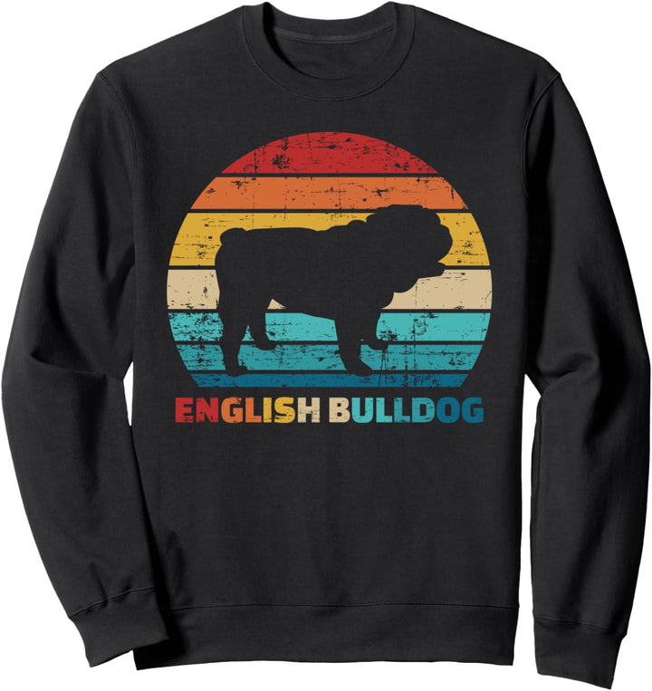 Englische Bulldogge vintage Sweatshirt